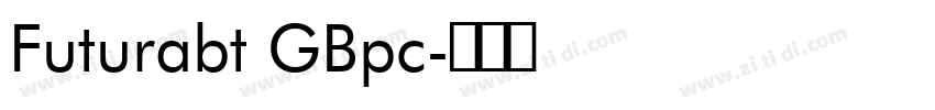 Futurabt GBpc字体转换